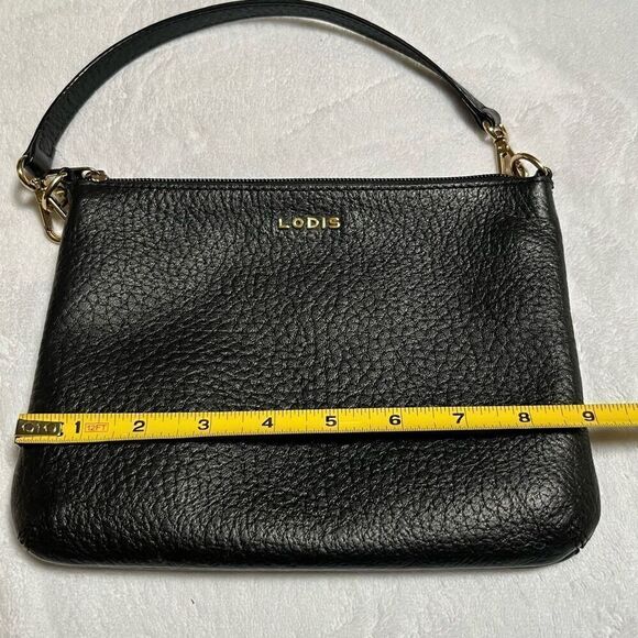 Lodis Pebbled Leather Wristlet Convertible Clutch - Picture 8 of 8